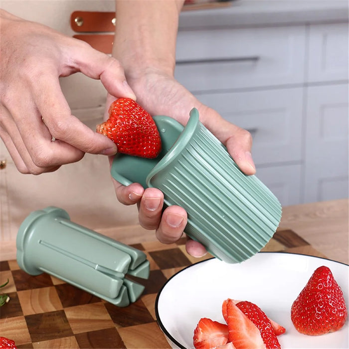 Kitchen Vegetable Slicer Creative Fruit Vegetable Cutter Cucumber Carrot Shredder (BPA Free, No FDA Certificate) - 2