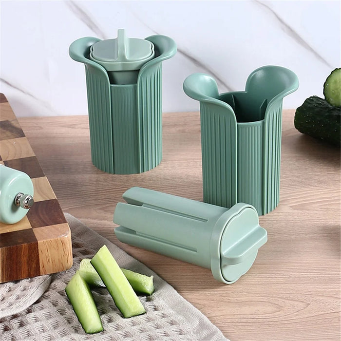 Kitchen Vegetable Slicer Creative Fruit Vegetable Cutter Cucumber Carrot Shredder (BPA Free, No FDA Certificate) - 6