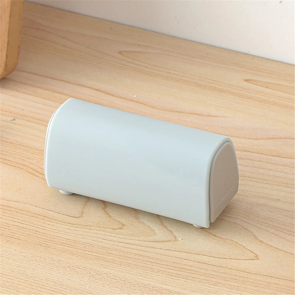 Kitchen 2-stage Knife Sharpener Household Multifunctional Handheld Knife Sharpening Stone - Grey Blue - 6