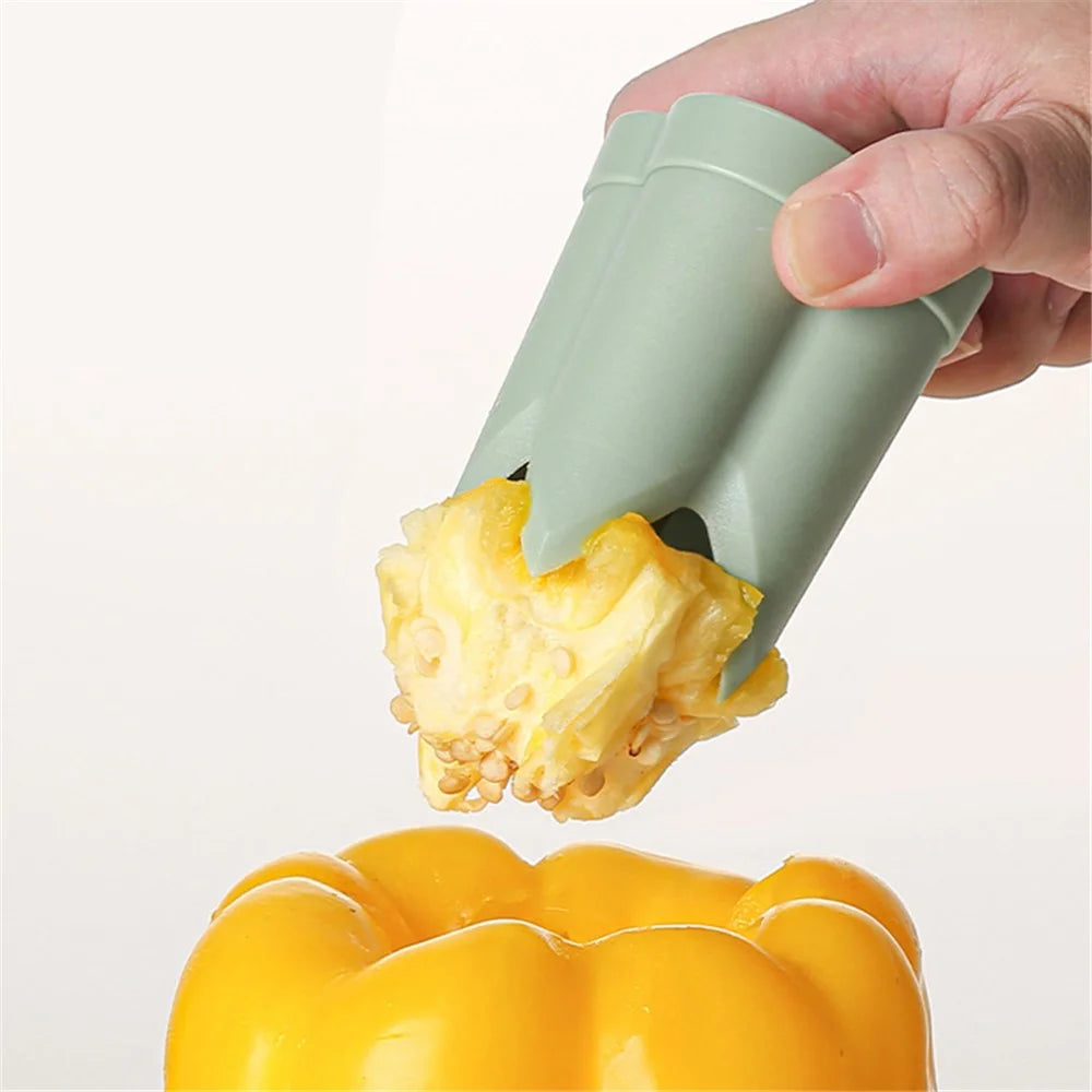 Jalapeno Pepper Core Remover ABS Bell Pepper Corer Seed Removal Tool (No FDA, BPA Free) - 2