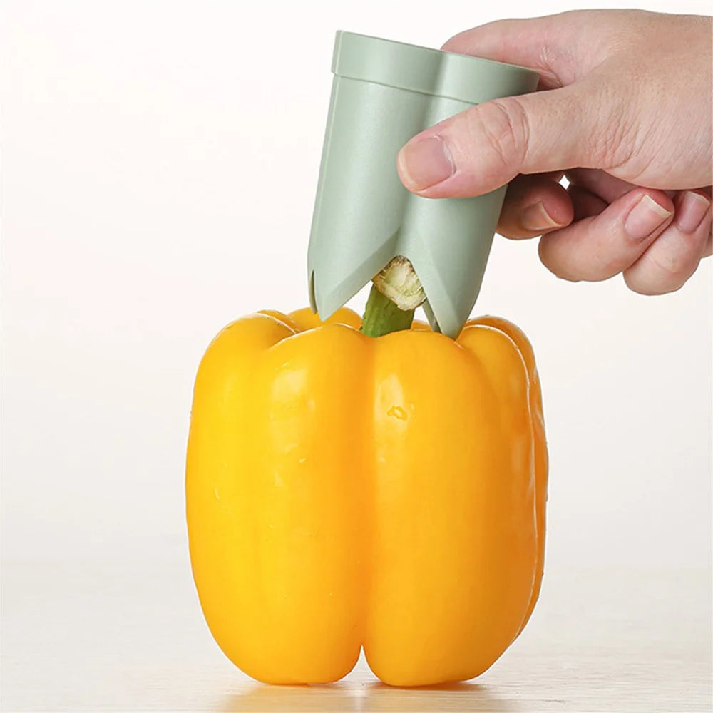 Jalapeno Pepper Core Remover ABS Bell Pepper Corer Seed Removal Tool (No FDA, BPA Free) - 4