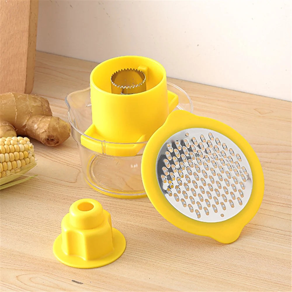 Plastic + Stainless Steel Manual Corn Sheller Corn Stripper Peeler Kitchen Tool (No FDA, BPA Free) - 3