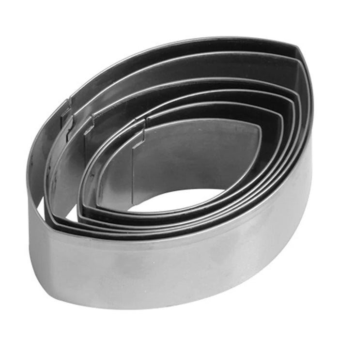 6Pcs / Set Rugby Fondant Cake Frame Cookie Cutters Biscuit Embosser Mold (BPA Free, No FDA) - 1