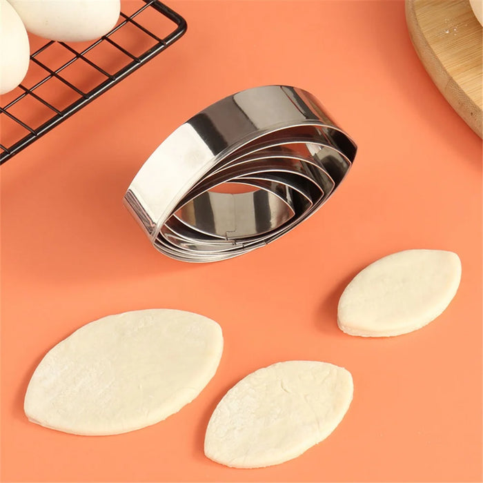 6Pcs / Set Rugby Fondant Cake Frame Cookie Cutters Biscuit Embosser Mold (BPA Free, No FDA) - 5