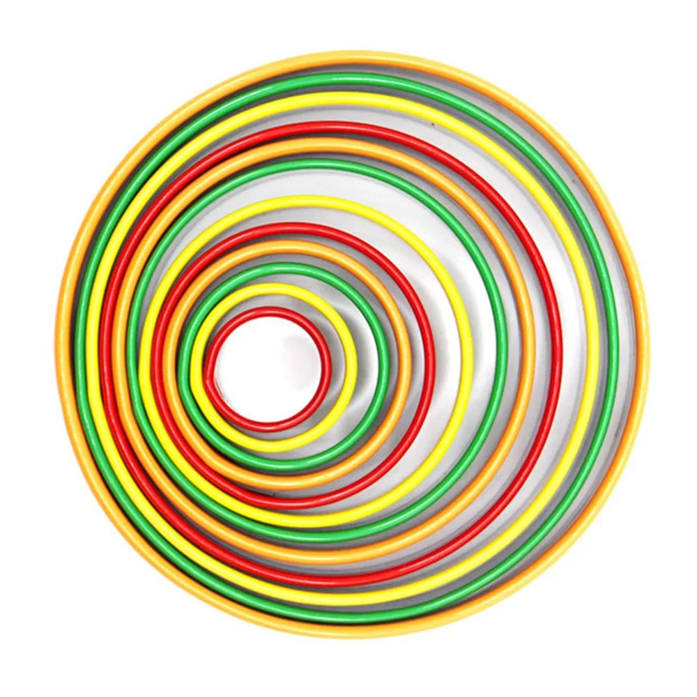 12Pcs Cake Ring Colorful Circle Cookie Cutter Stainless Steel Biscuit Mold (BPA Free, No FDA) - 6