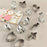 12Pcs / Set Easter Series Cookie Cutters 430 Stainless Steel Biscuits Baking Mold (BPA-Free, No FDA) - 3