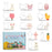 12Pcs / Set Easter Series Cookie Cutters 430 Stainless Steel Biscuits Baking Mold (BPA-Free, No FDA) - 7
