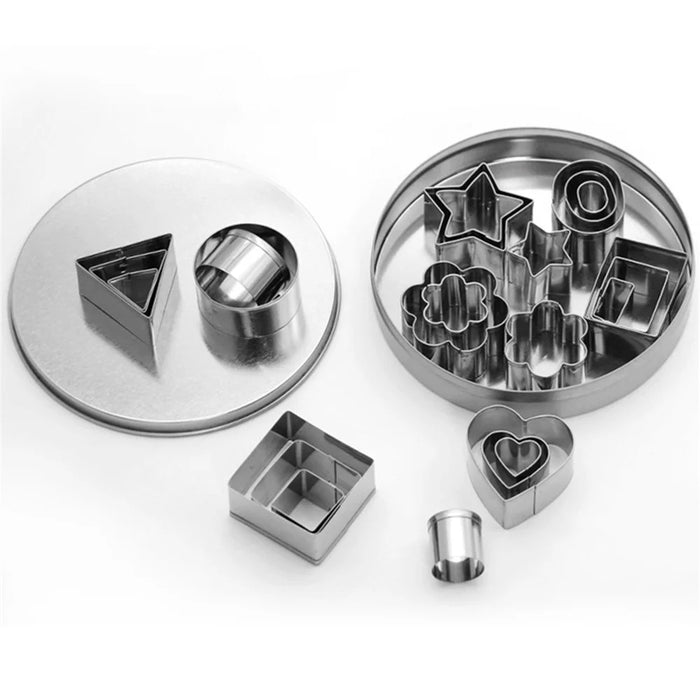 24PCS Biscuits Baking Mold Stainless Steel Cake Ring (BPA-Free, No FDA) - Style A - 3