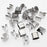 26 Alphabet Cookies Cutters Stainless Steel A-Z Mini Shape Biscuits Mold (BPA Free, No FDA) - 5