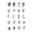 26 Alphabet Cookies Cutters Stainless Steel A-Z Mini Shape Biscuits Mold (BPA Free, No FDA) - 6