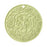 17*17cm Tiger Pattern Round Silicone Heat Resistant Mat Dining Table Placemat - Matcha Green - 1