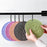 17*17cm Tiger Pattern Round Silicone Heat Resistant Mat Dining Table Placemat - Matcha Green - 6
