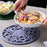 3Pcs 20*20cm Heat Insulation Placemat Chinese Hollow Carving Cup Mat Silicone Coaster - Grey - 5