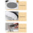 Round Silicone Anti-scalding Bowl Dish Pad Dining Table Protection Mat - Grey - 6