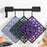 3Pcs / Set 18x18cm Scald Preventing Pot Holder Silicone Pad Hollow Flower Heat Insulation Square Mat - Blue - 6