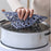 3Pcs / Set 18x18cm Scald Preventing Pot Holder Silicone Pad Hollow Flower Heat Insulation Square Mat - Blue - 7