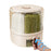 Removable Rotating Grain Storage Box 6 Grids Rice Bucket Moisture-Proof Insect-Proof Sealed Food Dispenser 6.5L (BPA-Free, NO FDA Certificate) - 1