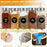 24Pcs 4oz Square Spice Jar with Stainless Steel Lid Transparent Glass Seasoning Container ( No FDA, BPA Free ) - 4