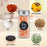 24Pcs 4oz Square Spice Jar with Stainless Steel Lid Transparent Glass Seasoning Container ( No FDA, BPA Free ) - 6
