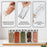 24Pcs 4oz Square Spice Jar with Stainless Steel Lid Transparent Glass Seasoning Container ( No FDA, BPA Free ) - 7