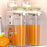 Medium Airtight Kitchen Storage Box Food Grade Storage Container for Cereal / Snacks / Dry Goods ( BPA-Free , No FDA ) - Green - 7