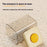 550ml Push Button Airtight Square Container Grains Coffee Snacks Kitchen Food Storage Canister (BPA-Free, No FDA) - Green - 3
