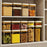 1750ml Push Button Airtight Square Container Grains Coffee Snacks Kitchen Food Storage Canister (BPA-Free, No FDA) - Green - 6