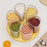 6Pcs Rotating Clear Food Storage Jar Clear Grain Containers with 360 Degree Base Fresh-Keeping Box for Kitchen Organization (BPA Free, No FDA) - Yellow - 6