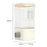 Size L Plastic Wall Mounted Airtight Grain Storage Container with Press Dispenser (BPA Free, No FDA) - 7
