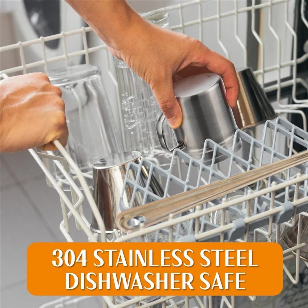 Stainless Steel Powder Shaker with Handle for BBQ Seasoning Baking Flour Sifter Spice Dispenser (BPA Free, No FDA) - 3