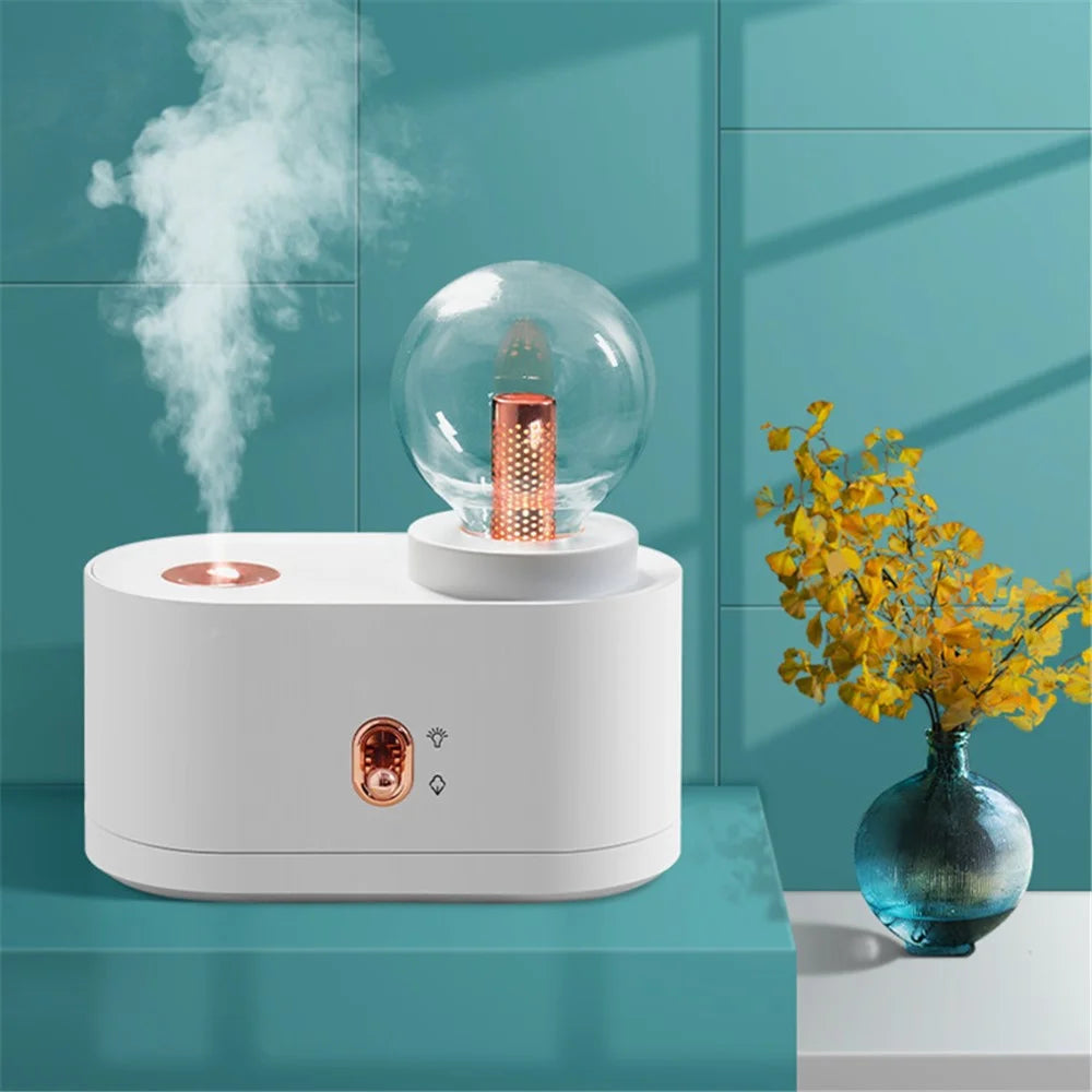 H05 Large Capacity USB Charging Creative Home Atomizer Bedroom Water Replenishment Instrument Humidifier with Lamp - White - 3