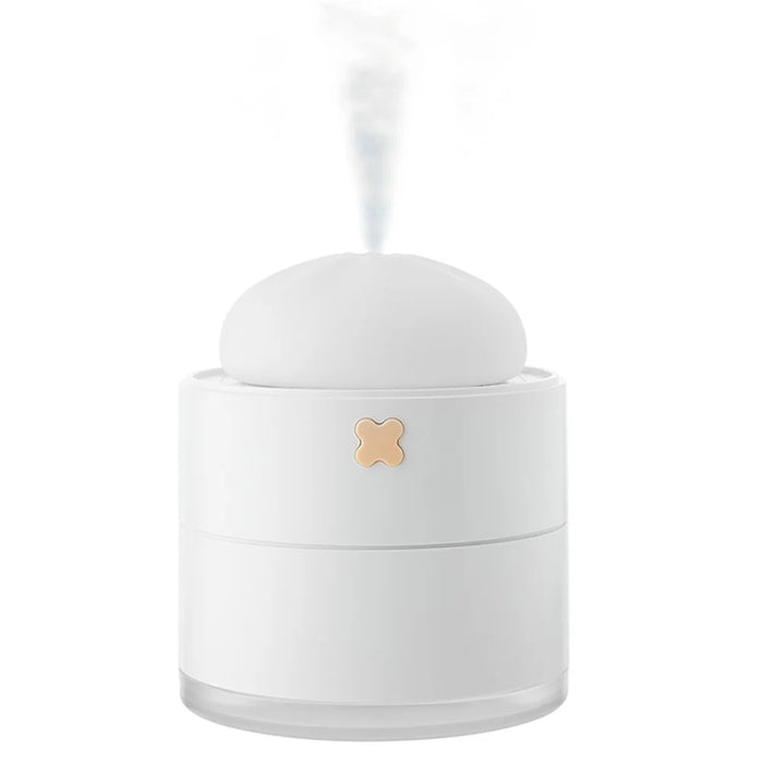 H42 Imitated Silicone Steamed Stuffed Bun Mini Mute Home Humidifier Air Moisturizing USB Mist Diffuser with Night Light - 1