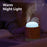 H42 Imitated Silicone Steamed Stuffed Bun Mini Mute Home Humidifier Air Moisturizing USB Mist Diffuser with Night Light - 7