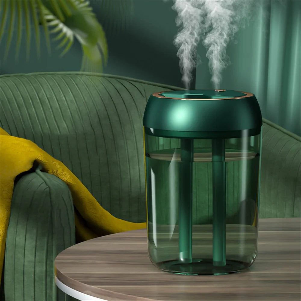 BK-J88 USB Humidifier Mute Home Office Dual Mist Outlet Skin Moisturizing Fine Mist Diffuser - 3