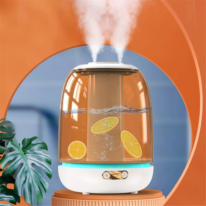 X21 3000ml Double Spray Humidifier Ultrasonic Mistorizer Fog Mist Maker Essential Oil Aroma Diffuser for Home Office - White - 3