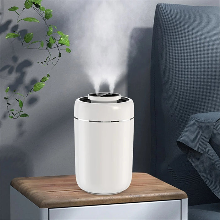 X13 3L Large Capacity Auto Power-off Double Nozzles Humidifier Mute Fine Mist Diffuser Sprayer with LED Light - 4