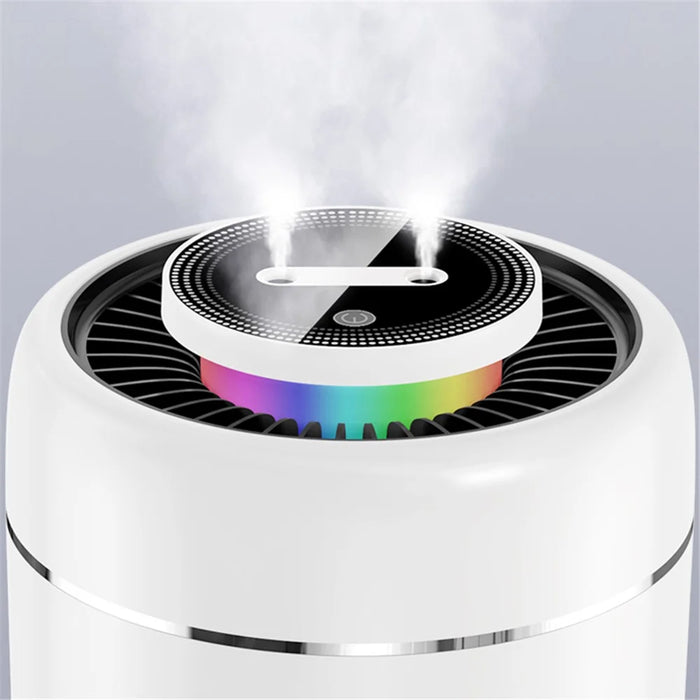 X13 3L Large Capacity Auto Power-off Double Nozzles Humidifier Mute Fine Mist Diffuser Sprayer with LED Light - 7