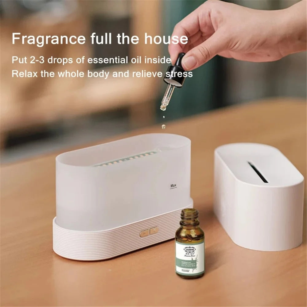 DQ701 Portable 180ml Desktop Aromatherapy Essential Oil Humidifier Quiet Ultrasonic Room Home Air Humidifier Vaporizer - Black - 6
