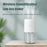 823 Home Humidifier Mini Size 280ml Dual Spray Nozzles Cool Mist Humidifier Quiet Desktop Humidifier with Light - Green - 2
