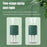 823 Home Humidifier Mini Size 280ml Dual Spray Nozzles Cool Mist Humidifier Quiet Desktop Humidifier with Light - Green - 3