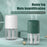 823 Home Humidifier Mini Size 280ml Dual Spray Nozzles Cool Mist Humidifier Quiet Desktop Humidifier with Light - Green - 4
