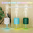 823A Mini Humidifier 280ml Night Light Room Humidifier for Bedroom Office Desk Car Travel - Blue - 6