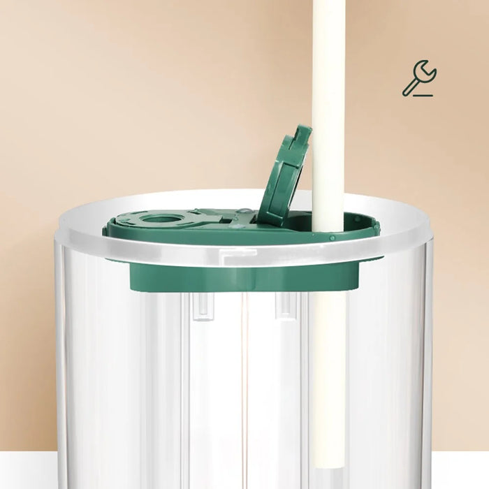 QD-H02 Dual Strong Nozzles Design Humidifier 650mL Large Capacity Low-Noise Operation, Built-in Battery Version - White - 2