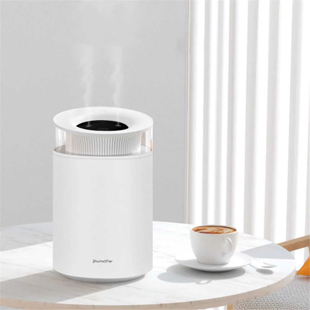 QD-H07 Mini Air Humidifier 2.5L Home Mute Essential Oil Aroma Mist Diffuser with Colorful Night Light - Black - 2