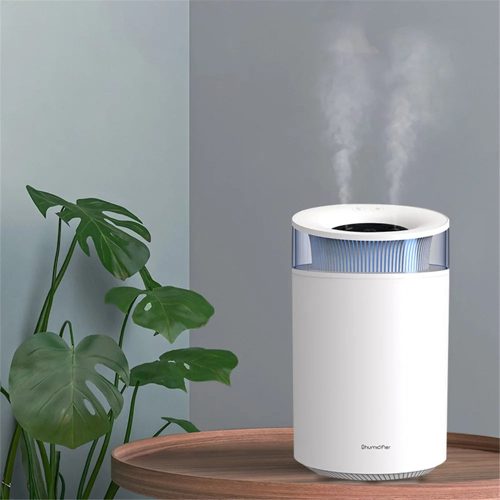 QD-H07 Mini Air Humidifier 2.5L Home Mute Essential Oil Aroma Mist Diffuser with Colorful Night Light - Black - 3