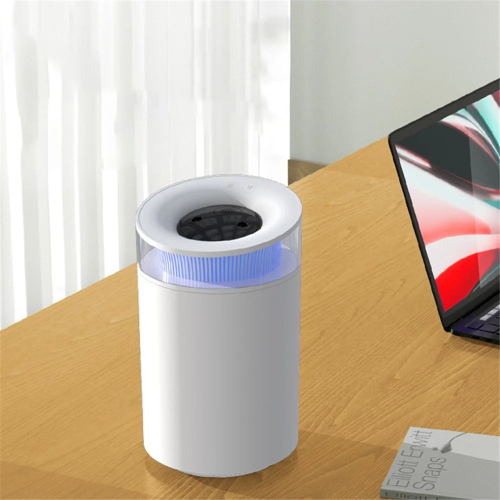 QD-H07 Mini Air Humidifier 2.5L Home Mute Essential Oil Aroma Mist Diffuser with Colorful Night Light - Black - 4