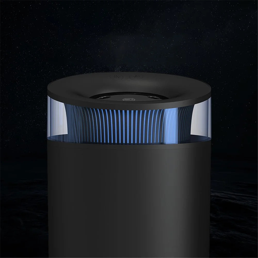 QD-H07 Mini Air Humidifier 2.5L Home Mute Essential Oil Aroma Mist Diffuser with Colorful Night Light - Black - 6