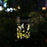 Butterfly Hollow Out Iron Solar Lantern Waterproof Outdoor Hanging Garden Light, Size L - 3