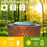 Butterfly Hollow Out Iron Solar Lantern Waterproof Outdoor Hanging Garden Light, Size L - 7