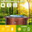 Dragonfly Solar Lantern Hollow Out Metal Outdoor Hanging Light Garden Decor, Size S - 5